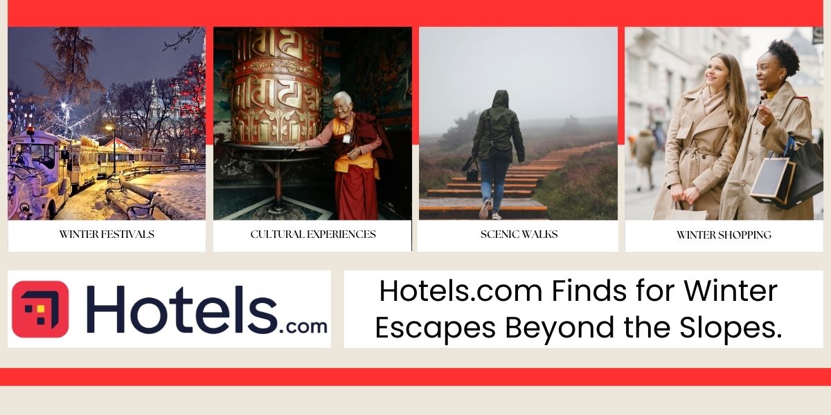 Hotels.com showcases winter getaway options that extend beyond traditional skiing destinations.